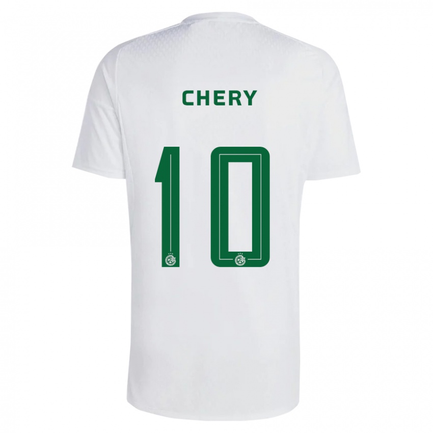 Férfi Tjaronn Chery #10 Zöldes-Kék Idegenbeli Jersey 2023/24 Mez Póló Ing