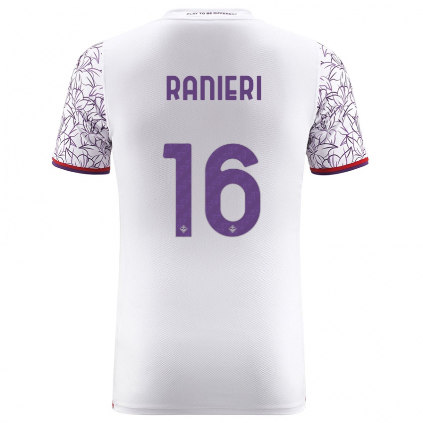 Férfi Luca Ranieri #16 Fehér Idegenbeli Jersey 2023/24 Mez Póló Ing