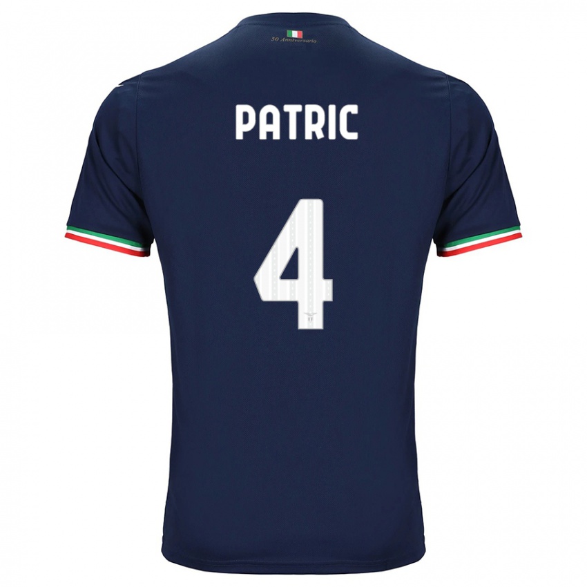 Férfi Patric #4 Haditengerészet Idegenbeli Jersey 2023/24 Mez Póló Ing