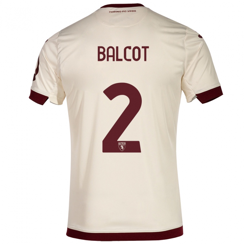 Férfi Côme Bianay Balcot #2 Pezsgő Idegenbeli Jersey 2023/24 Mez Póló Ing