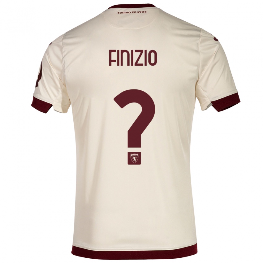Férfi Davide Finizio #0 Pezsgő Idegenbeli Jersey 2023/24 Mez Póló Ing
