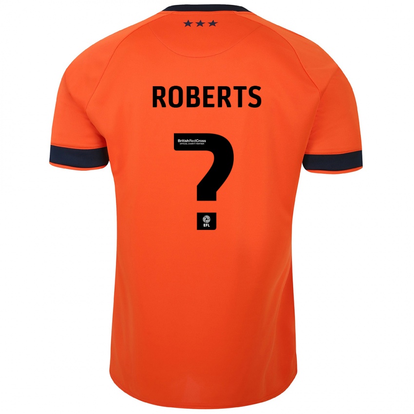 Férfi Mathaeus Roberts #0 Narancs Idegenbeli Jersey 2023/24 Mez Póló Ing