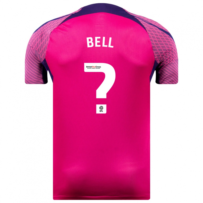 Férfi Luke Bell #0 Lila Idegenbeli Jersey 2023/24 Mez Póló Ing