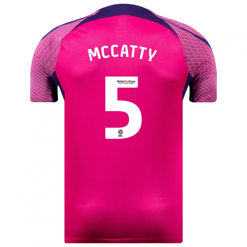 Férfi Grace Mccatty #5 Lila Idegenbeli Jersey 2023/24 Mez Póló Ing