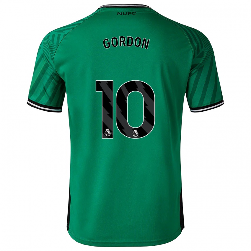 Férfi Anthony Gordon #10 Zöld Idegenbeli Jersey 2023/24 Mez Póló Ing