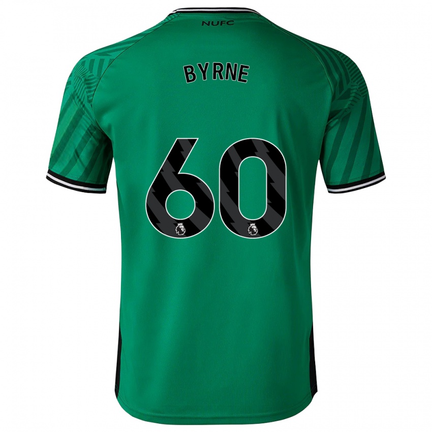 Férfi Reece Byrne #60 Zöld Idegenbeli Jersey 2023/24 Mez Póló Ing