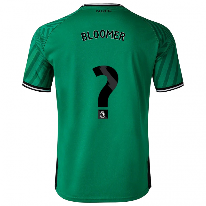 Férfi Guy Bloomer #0 Zöld Idegenbeli Jersey 2023/24 Mez Póló Ing