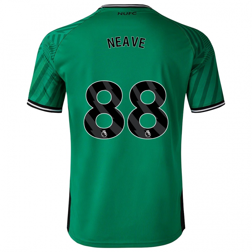 Férfi Sean Neave #88 Zöld Idegenbeli Jersey 2023/24 Mez Póló Ing