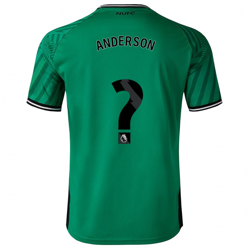 Férfi Will Anderson #0 Zöld Idegenbeli Jersey 2023/24 Mez Póló Ing