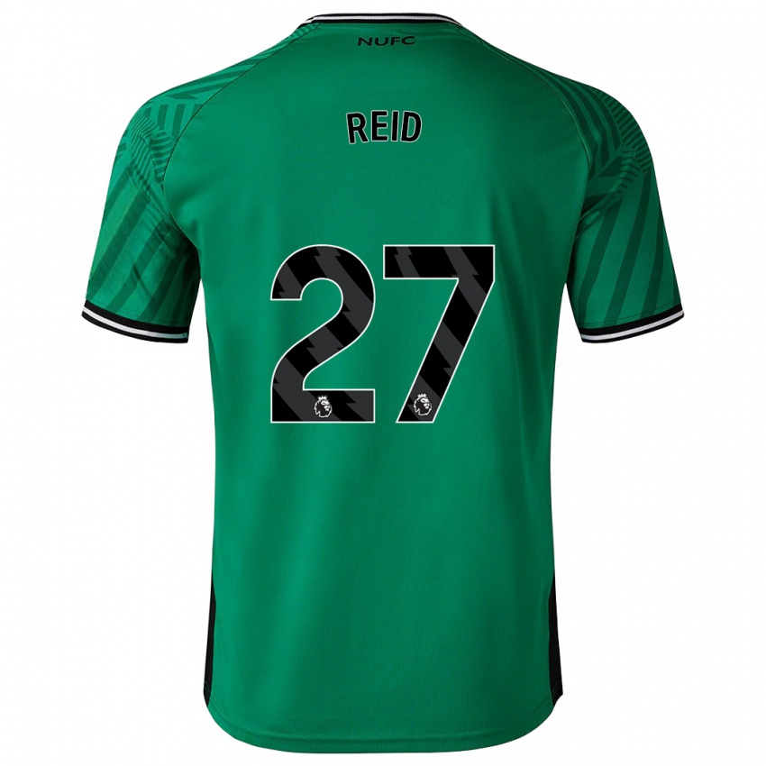 Férfi Hannah Reid #27 Zöld Idegenbeli Jersey 2023/24 Mez Póló Ing