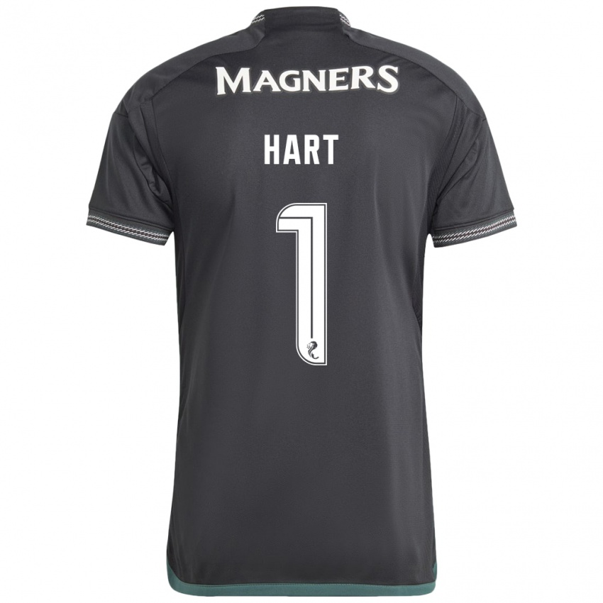 Férfi Joe Hart #1 Fekete Idegenbeli Jersey 2023/24 Mez Póló Ing