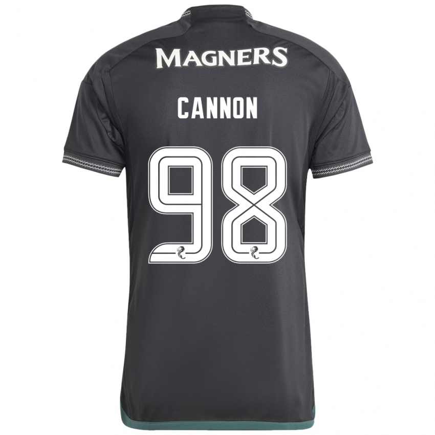 Férfi Aidan Cannon #98 Fekete Idegenbeli Jersey 2023/24 Mez Póló Ing