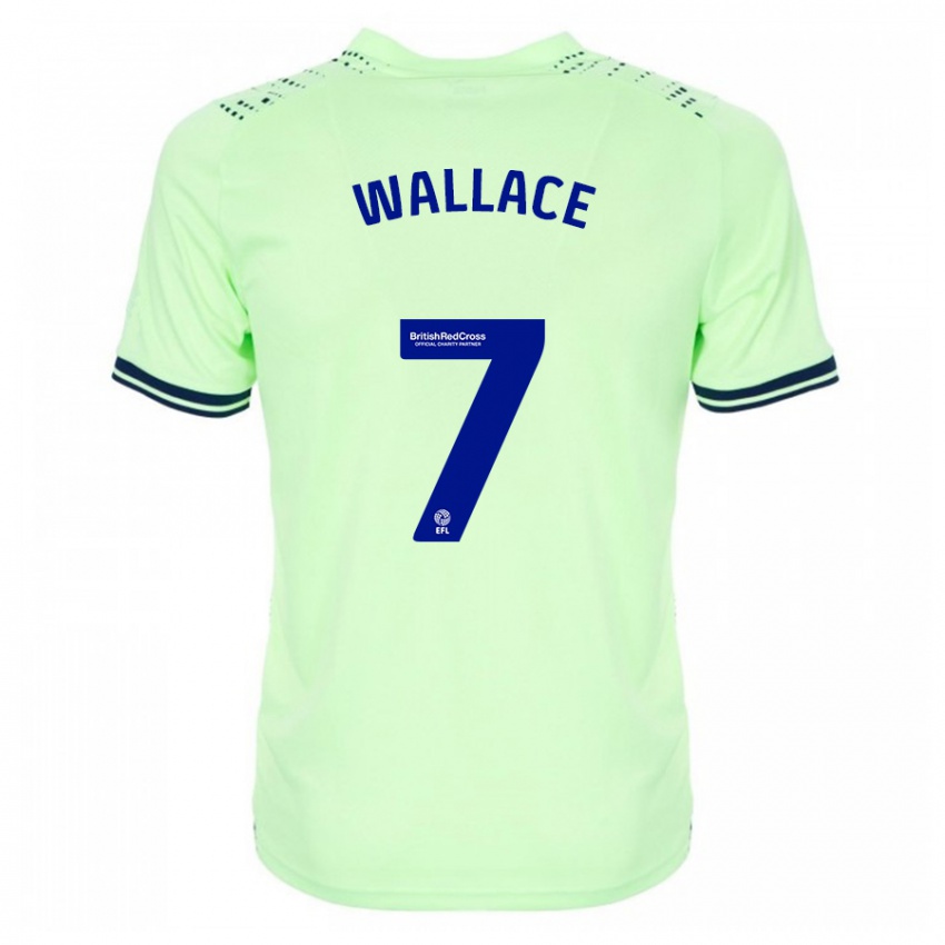 Férfi Jed Wallace #7 Haditengerészet Idegenbeli Jersey 2023/24 Mez Póló Ing