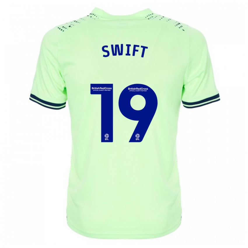 Férfi John Swift #19 Haditengerészet Idegenbeli Jersey 2023/24 Mez Póló Ing