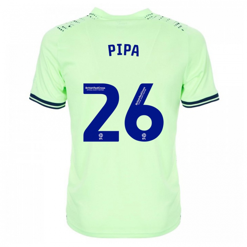 Férfi Pipa #26 Haditengerészet Idegenbeli Jersey 2023/24 Mez Póló Ing