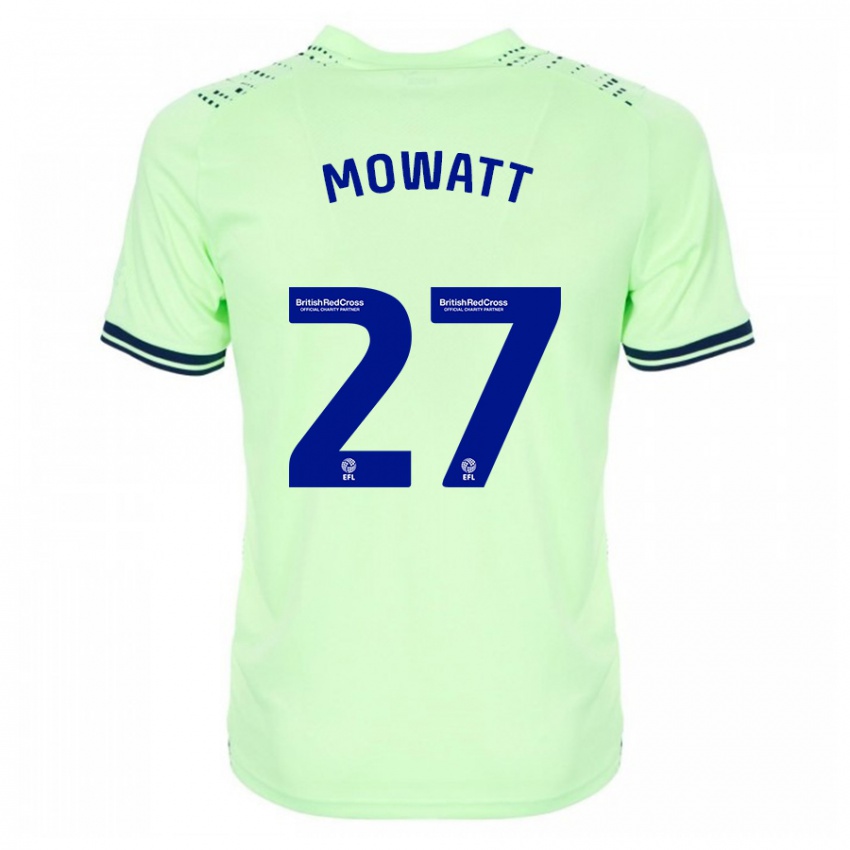 Férfi Alex Mowatt #27 Haditengerészet Idegenbeli Jersey 2023/24 Mez Póló Ing