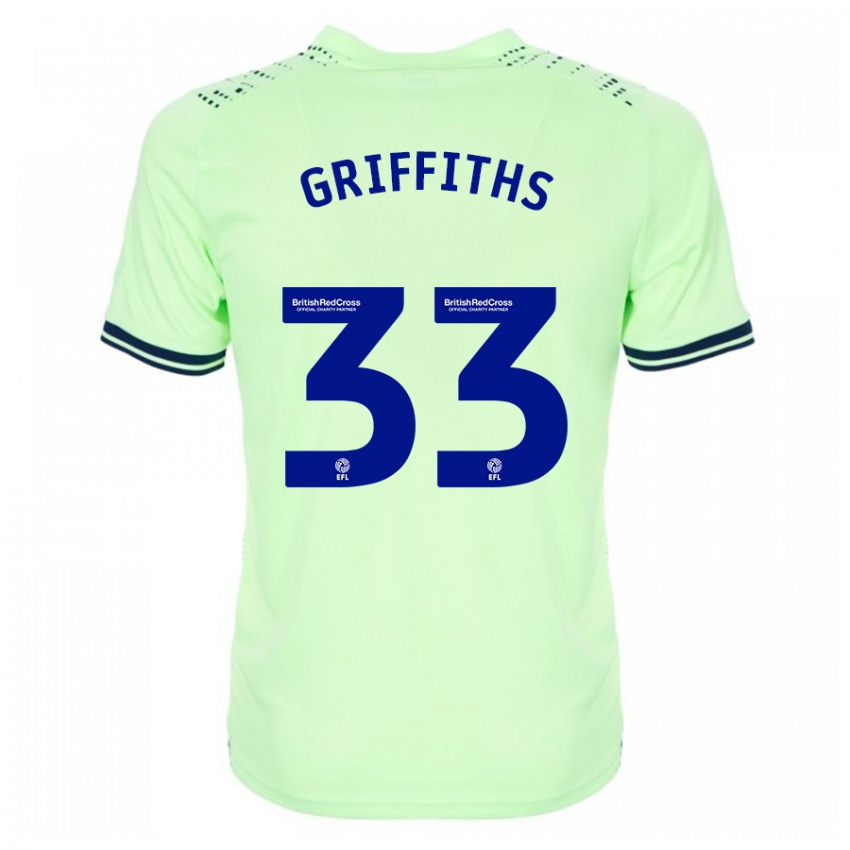 Férfi Josh Griffiths #33 Haditengerészet Idegenbeli Jersey 2023/24 Mez Póló Ing