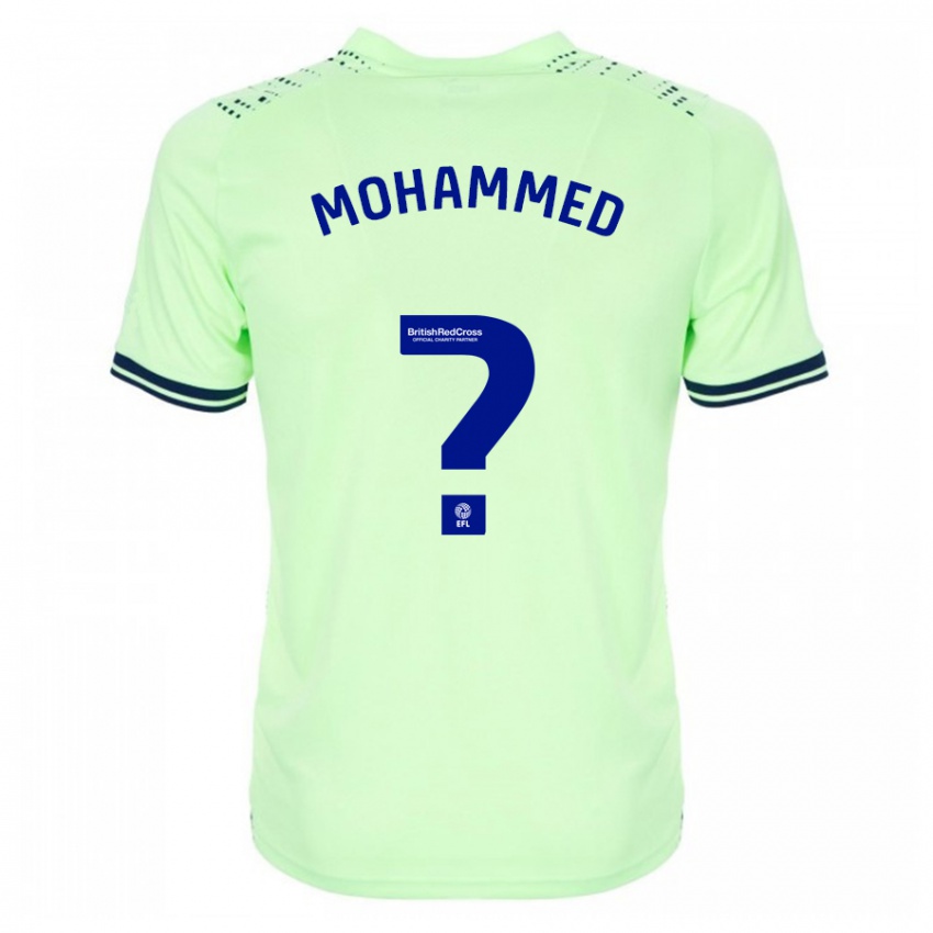 Férfi Jamal Mohammed #0 Haditengerészet Idegenbeli Jersey 2023/24 Mez Póló Ing