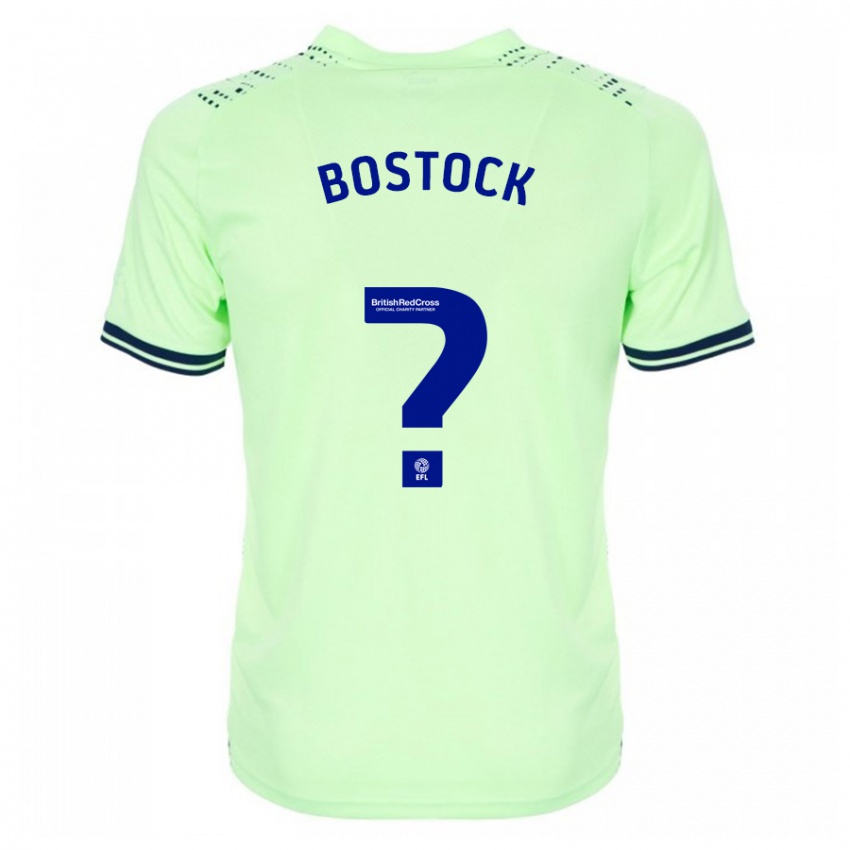 Férfi Oliver Bostock #0 Haditengerészet Idegenbeli Jersey 2023/24 Mez Póló Ing