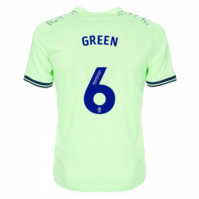 Férfi Isabel Green #6 Haditengerészet Idegenbeli Jersey 2023/24 Mez Póló Ing