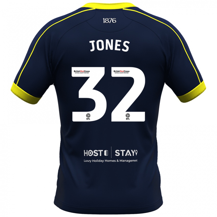 Férfi Jamie Jones #32 Haditengerészet Idegenbeli Jersey 2023/24 Mez Póló Ing