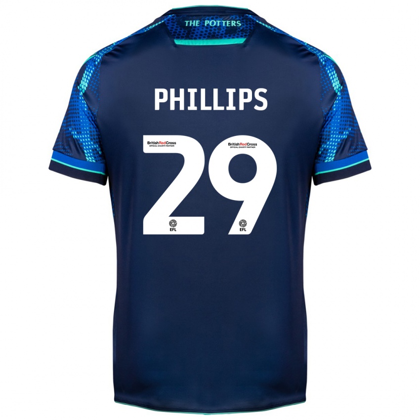 Férfi D'margio Wright-Phillips #29 Haditengerészet Idegenbeli Jersey 2023/24 Mez Póló Ing