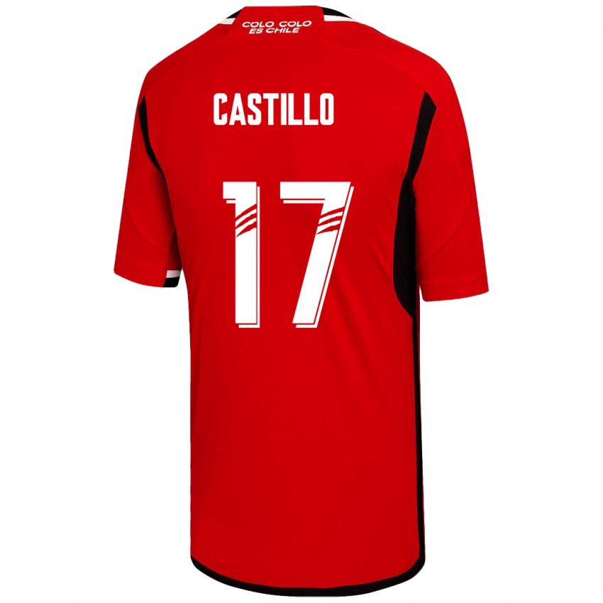 Férfi Fabián Castillo #17 Piros Idegenbeli Jersey 2023/24 Mez Póló Ing