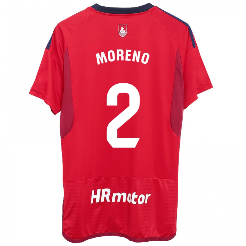 Női Jorge Moreno #27 Piros Hazai Jersey 2023/24 Mez Póló Ing