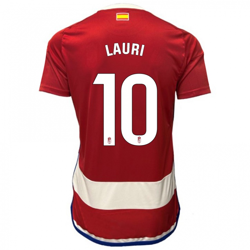 Női Lauri #10 Piros Hazai Jersey 2023/24 Mez Póló Ing