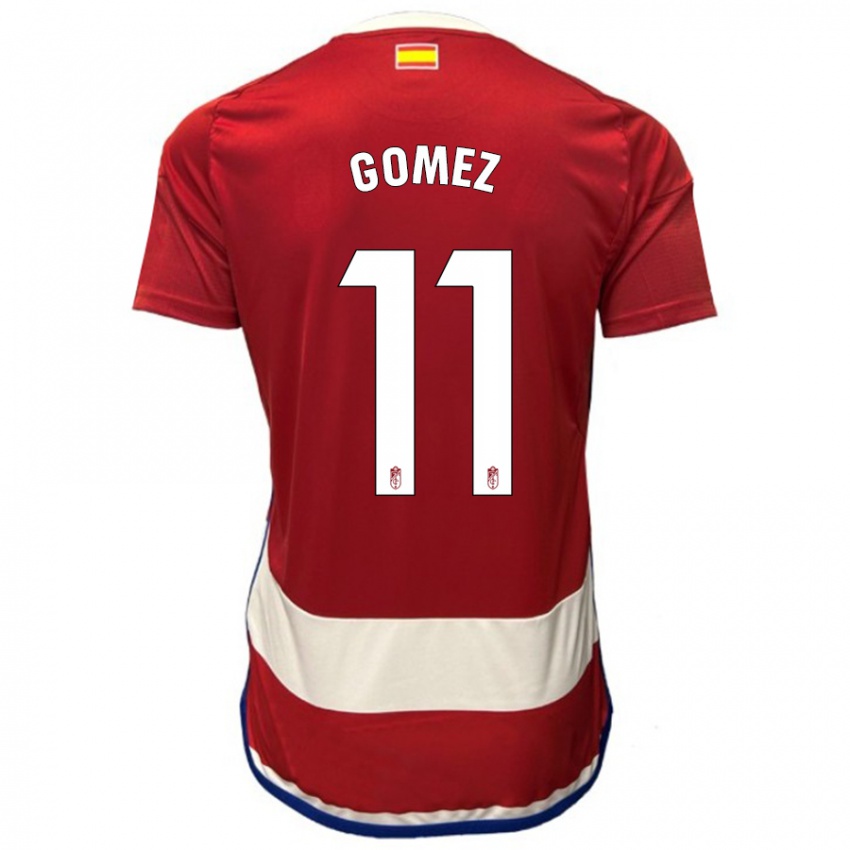 Női Andrea Gómez #11 Piros Hazai Jersey 2023/24 Mez Póló Ing