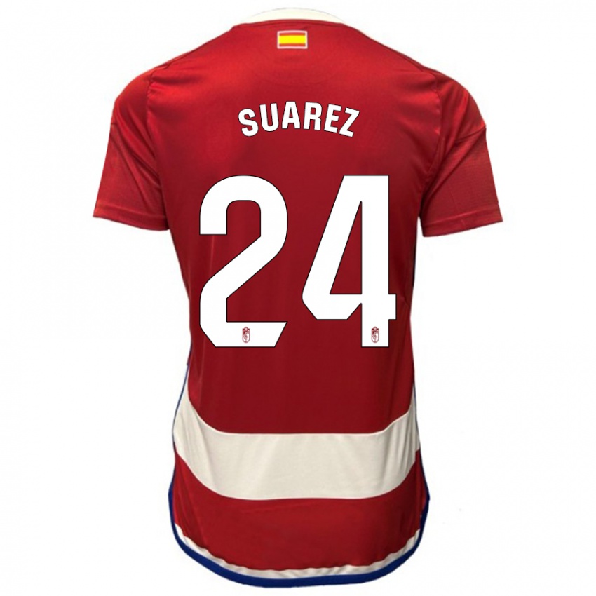 Női Carlota Suárez #24 Piros Hazai Jersey 2023/24 Mez Póló Ing