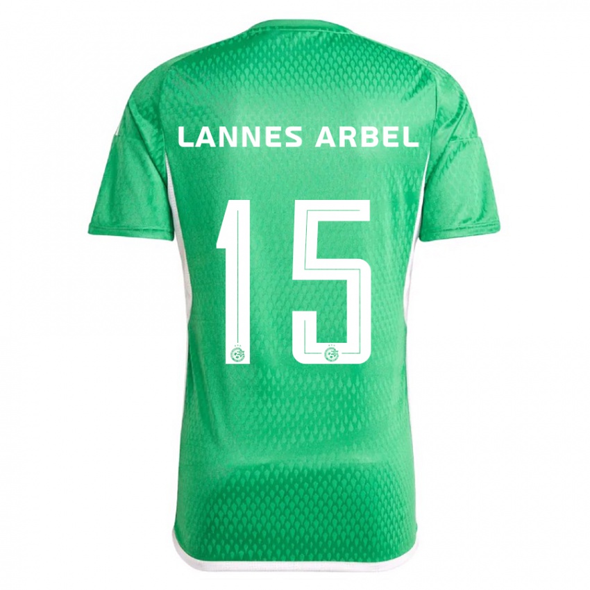 Női Tomer Lannes Arbel #15 Fehér Kék Hazai Jersey 2023/24 Mez Póló Ing