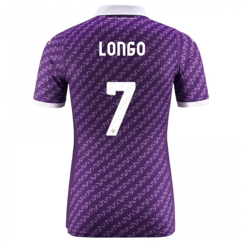 Női Miriam Longo #7 Ibolya Hazai Jersey 2023/24 Mez Póló Ing