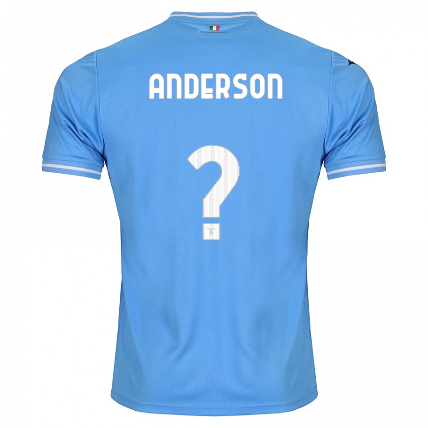 Női Andre Anderson #0 Kék Hazai Jersey 2023/24 Mez Póló Ing