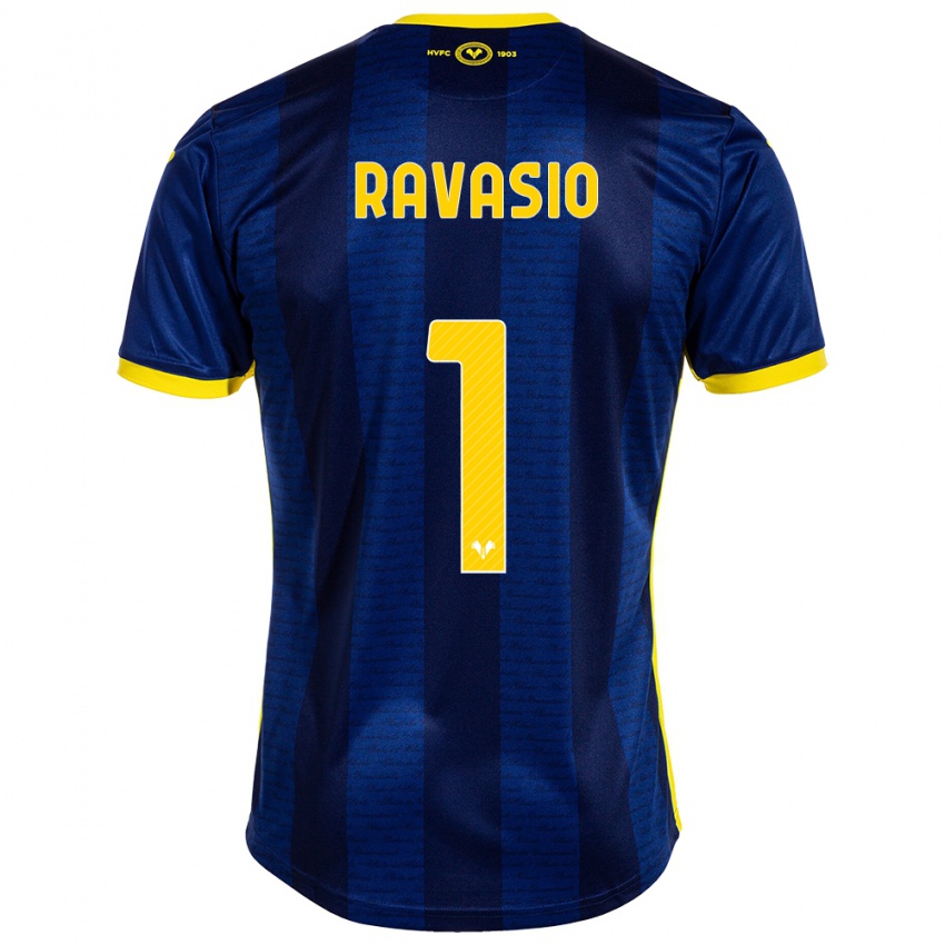 Női Manuel Ravasio #1 Haditengerészet Hazai Jersey 2023/24 Mez Póló Ing