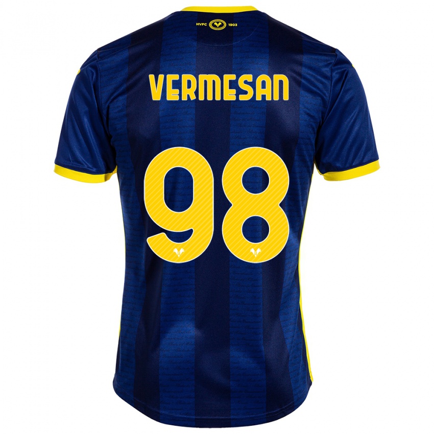 Női Ioan Vermesan #98 Haditengerészet Hazai Jersey 2023/24 Mez Póló Ing