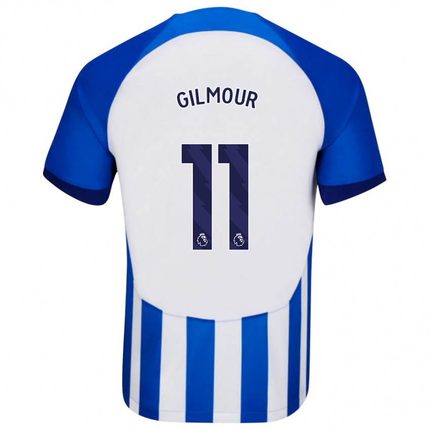 Női Billy Gilmour #11 Kék Hazai Jersey 2023/24 Mez Póló Ing