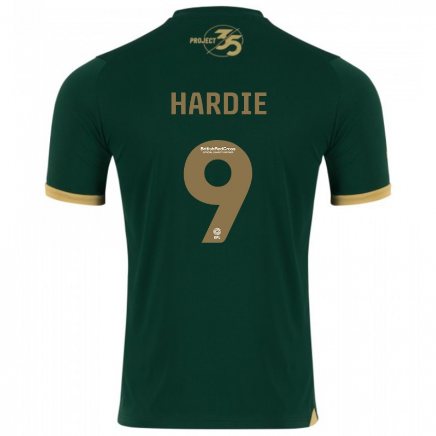 Női Ryan Hardie #9 Zöld Hazai Jersey 2023/24 Mez Póló Ing