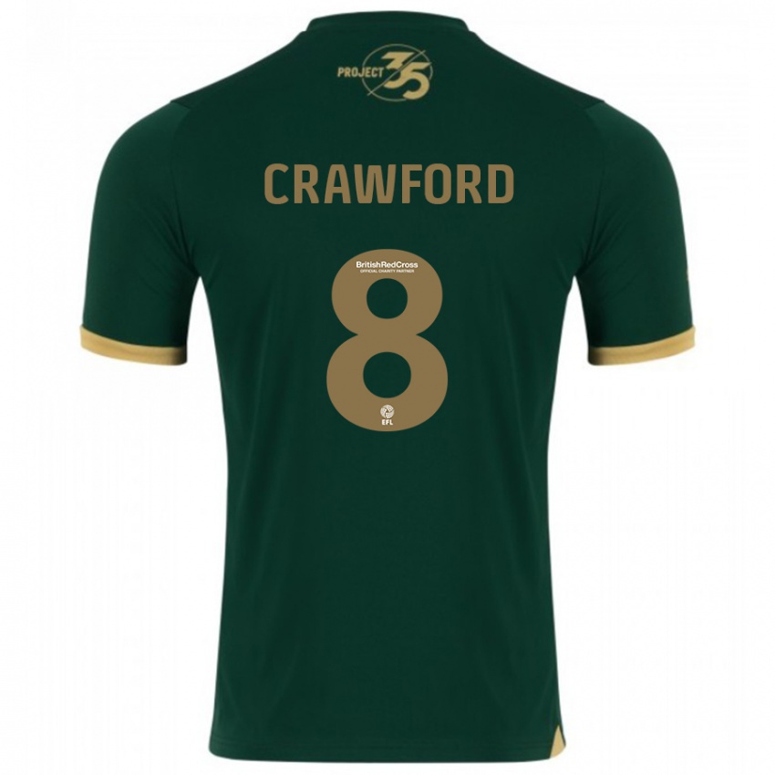 Női Imy Crawford #8 Zöld Hazai Jersey 2023/24 Mez Póló Ing