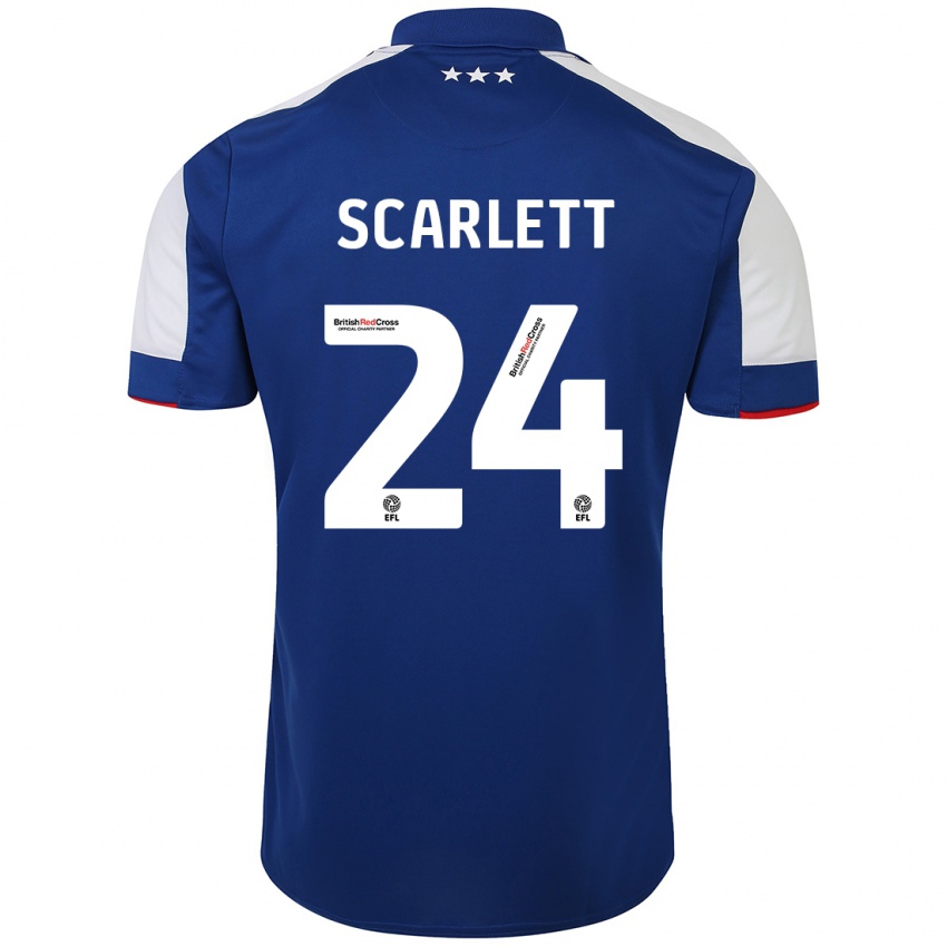 Női Dane Scarlett #24 Kék Hazai Jersey 2023/24 Mez Póló Ing