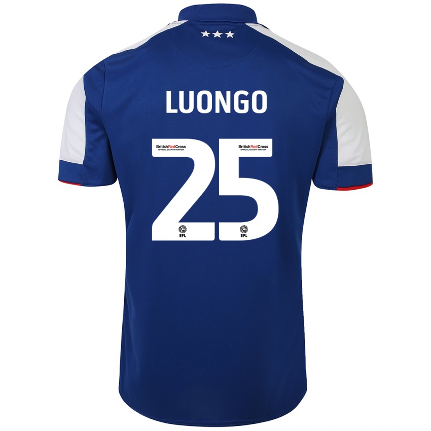 Női Massimo Luongo #25 Kék Hazai Jersey 2023/24 Mez Póló Ing