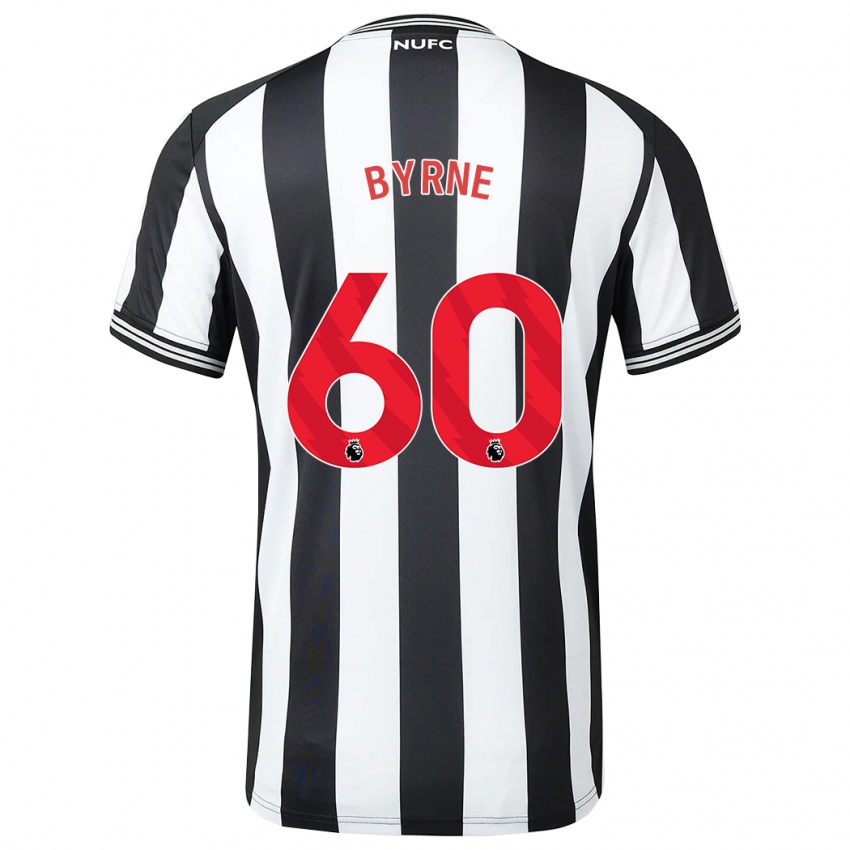 Női Reece Byrne #60 Fekete-Fehér Hazai Jersey 2023/24 Mez Póló Ing