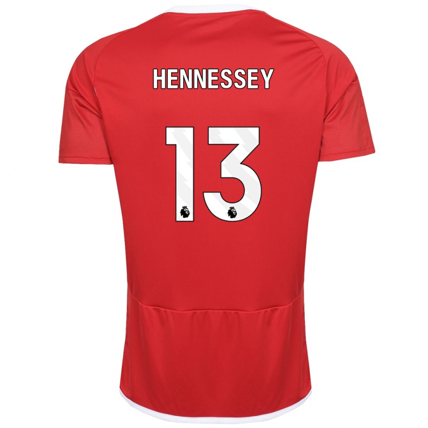 Női Wayne Hennessey #13 Piros Hazai Jersey 2023/24 Mez Póló Ing