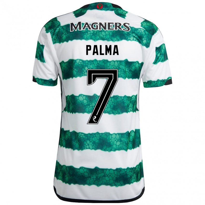 Női Luis Palma #7 Zöld Hazai Jersey 2023/24 Mez Póló Ing