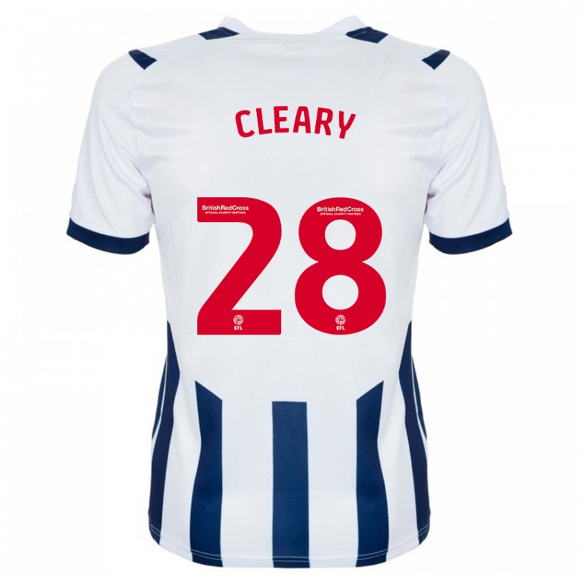 Női Reyes Cleary #28 Fehér Hazai Jersey 2023/24 Mez Póló Ing