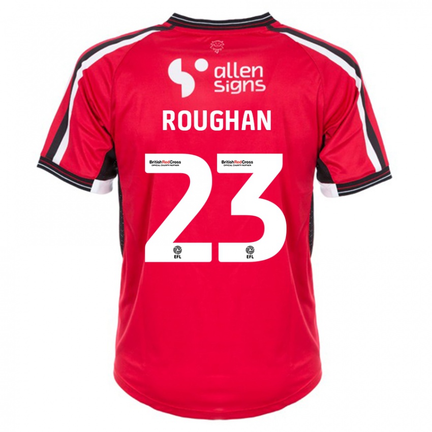 Női Sean Roughan #23 Piros Hazai Jersey 2023/24 Mez Póló Ing