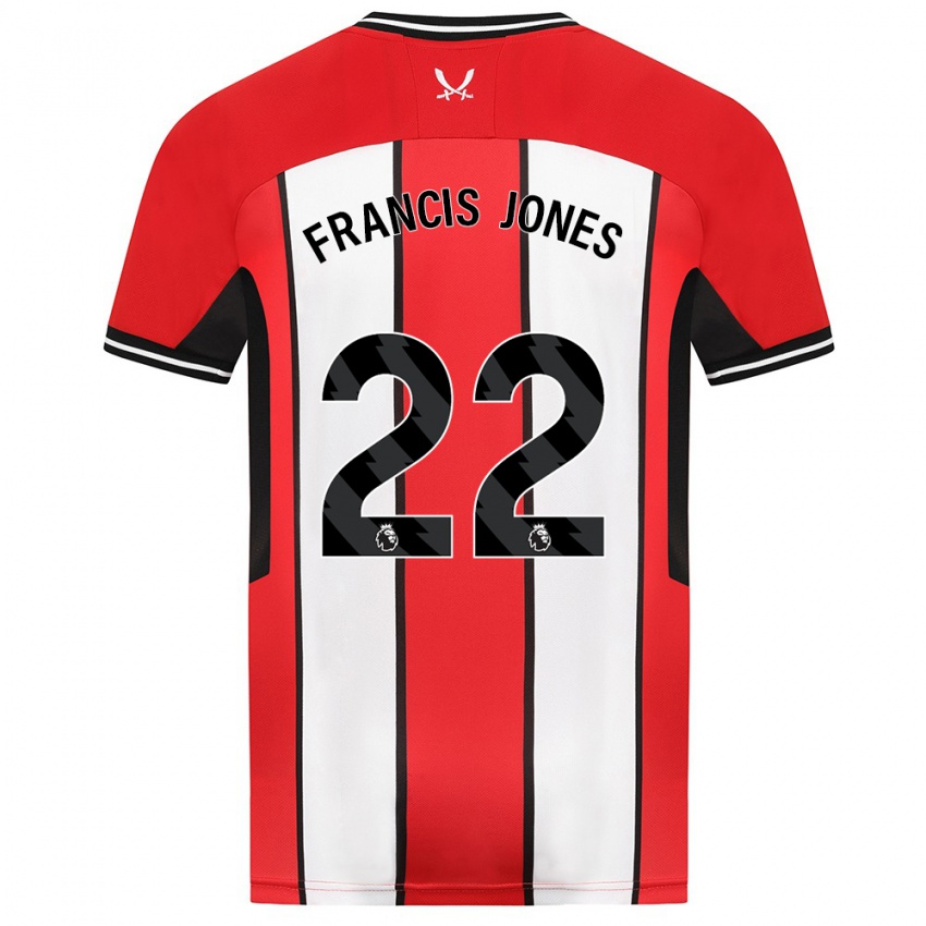 Női Maria Francis-Jones #22 Piros Hazai Jersey 2023/24 Mez Póló Ing