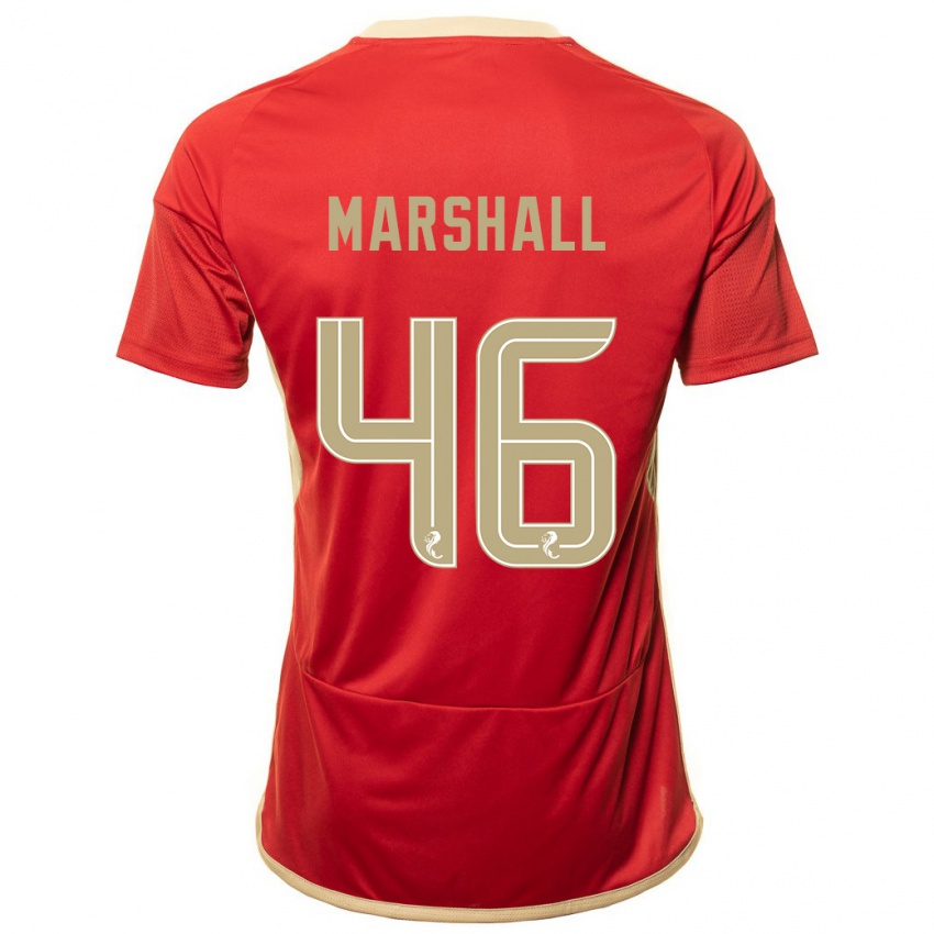 Női Findlay Marshall #46 Piros Hazai Jersey 2023/24 Mez Póló Ing