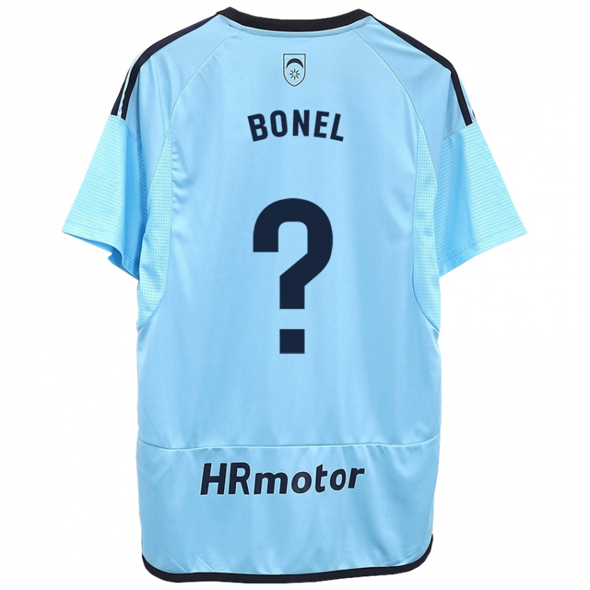 Női Aimar Bonel #0 Kék Idegenbeli Jersey 2023/24 Mez Póló Ing