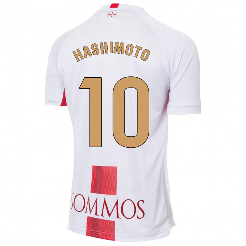 Női Kento Hashimoto #10 Fehér Idegenbeli Jersey 2023/24 Mez Póló Ing